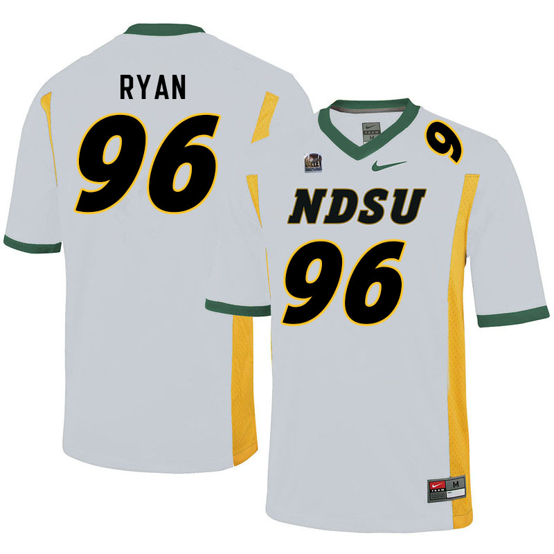 Men #96 Reed Ryan North Dakota State Bison College Football Jerseys Sale-White - Click Image to Close
